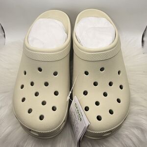 CROCS Cream Ventilated Clogs